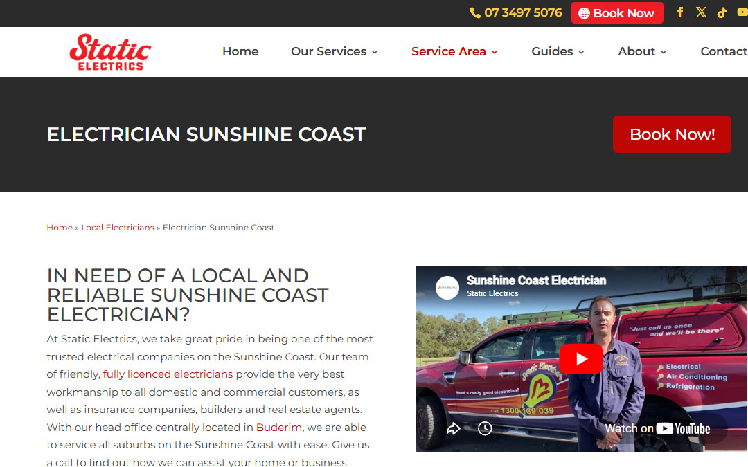 Static Electrics Sunshine Coast